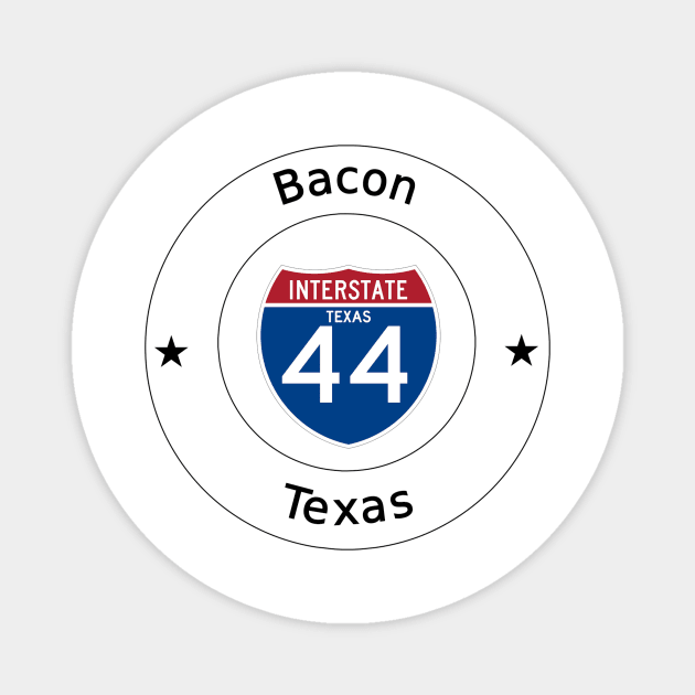 Bacon, Texas Magnet by Artimaeus